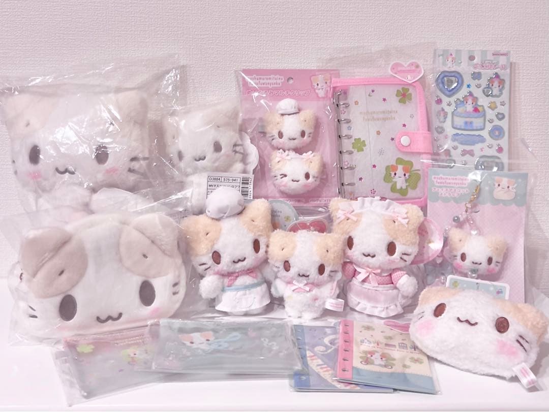 ♡新品♡マシュマロみたいなふわふわにゃんこ 15点 しろふわ雲 メイド コック