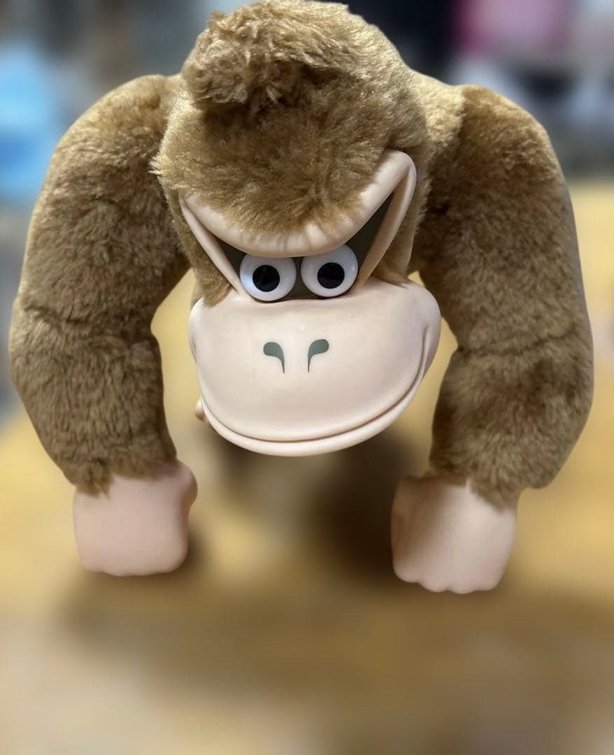 希少品 1994年 アクションポーズ 特大ドンキーコング ソフビ レトロ