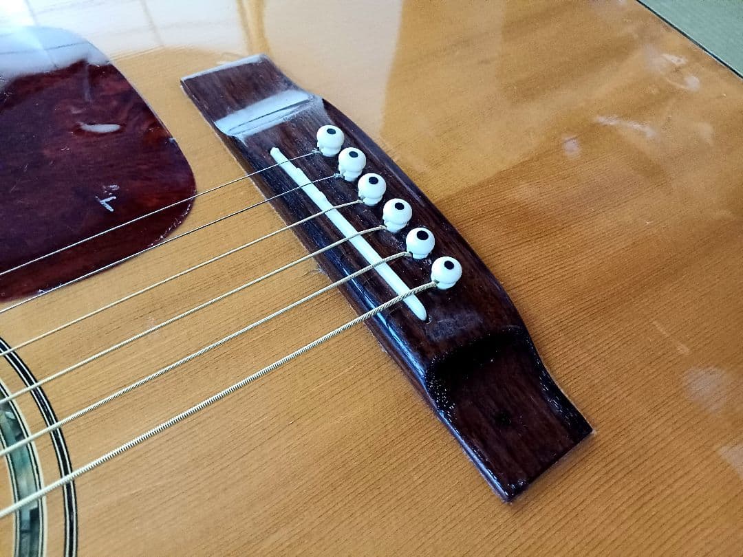 【送料込】タケハルギター　木曽鈴木　低弦高　メンテ済み　バック3ピース