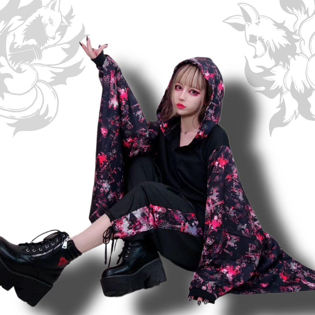 新品未使用　NieR Closing　和柄九尾鳥居セットアップ