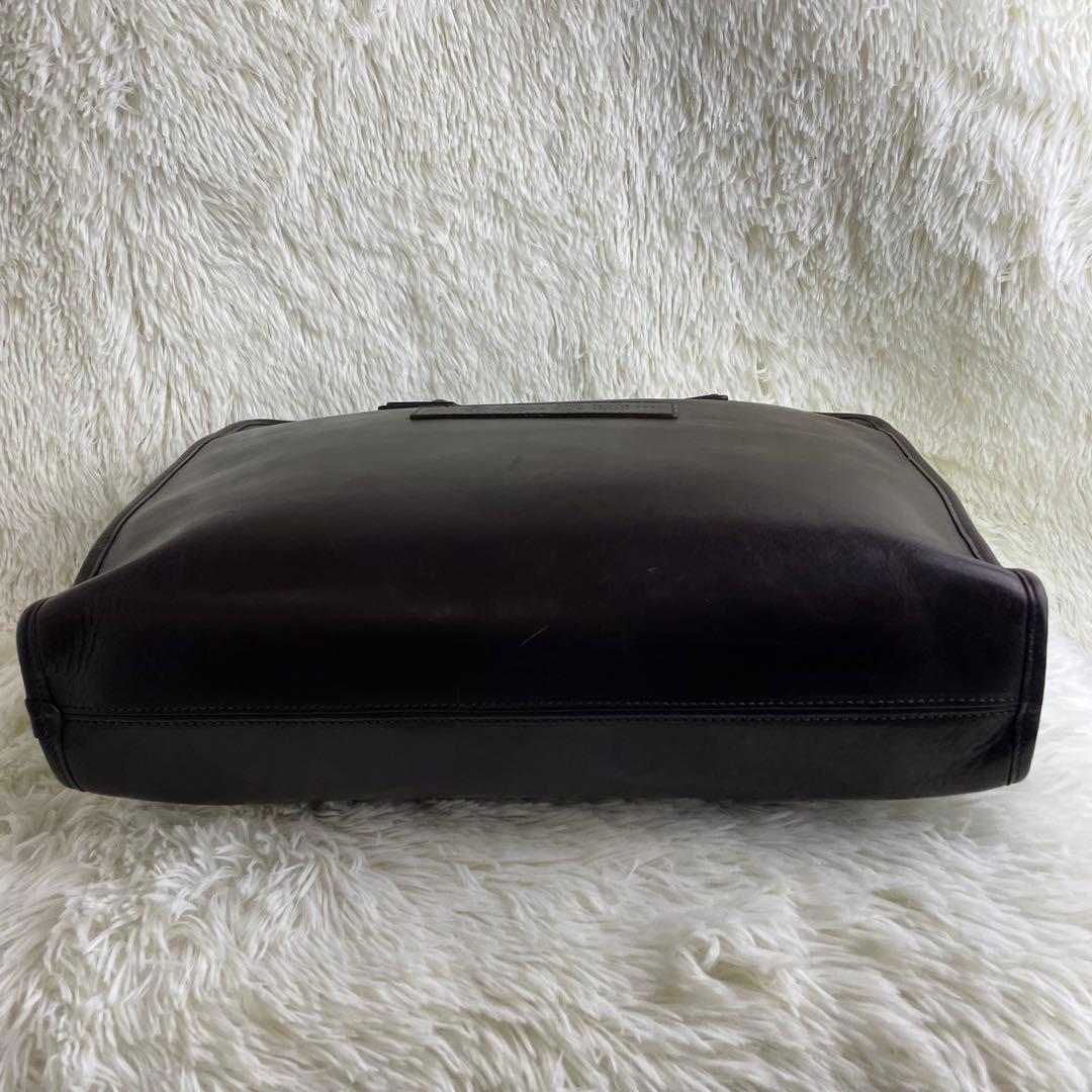 フェリージ 9884 ビジネスバッグ オールレザー ダークブラウン A4収納可