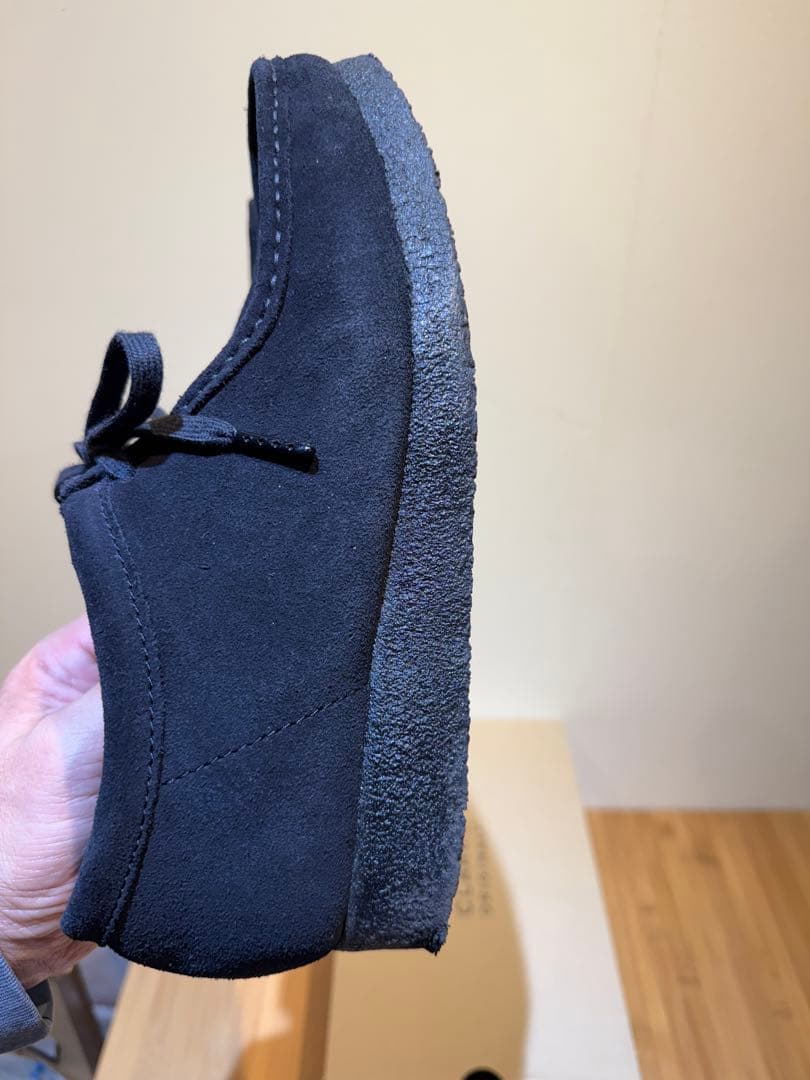 clarks ワラビー　ローカット　ブラック　28.5cm
