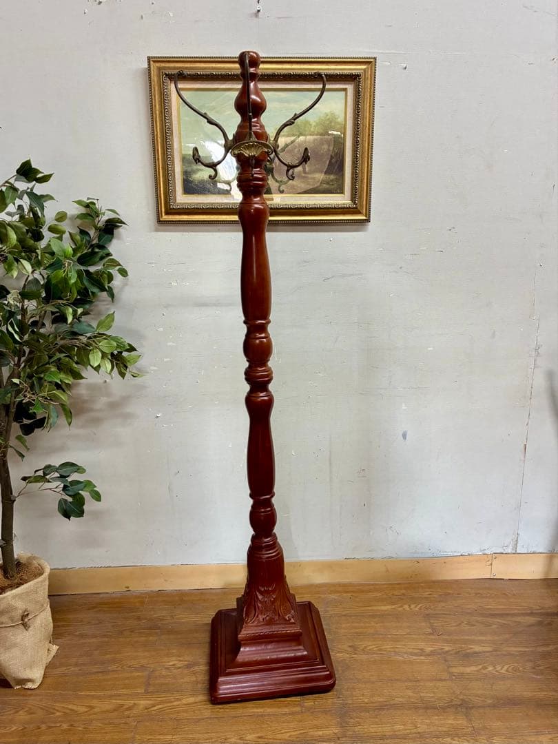 管428☆英国製☆アンティーク☆コートハンガー