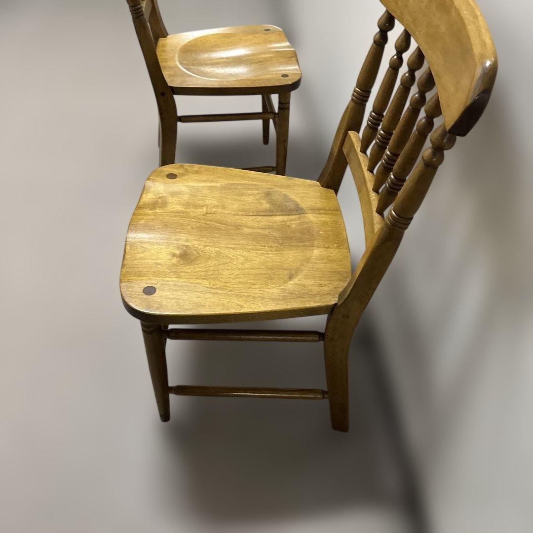 ウィンザーチェア　二脚セット　アンティーク