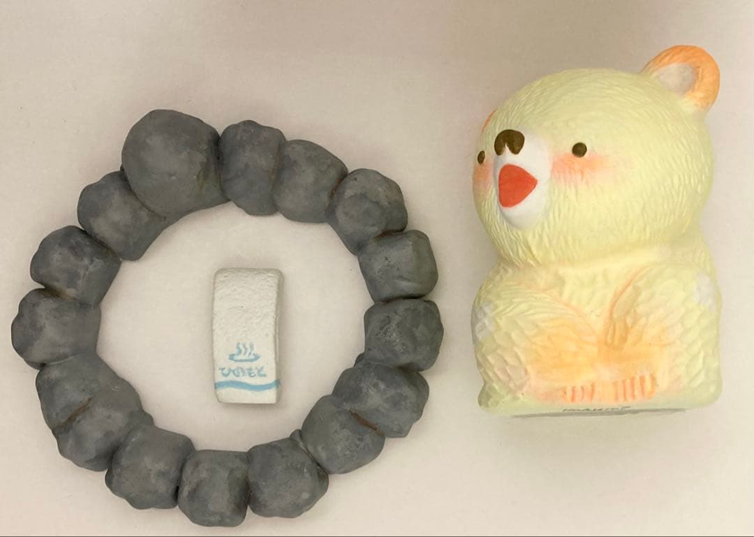 日ノ元重工 ひのもと温泉OSANAGUコラボ ソフビ HAKURO デンシタコ