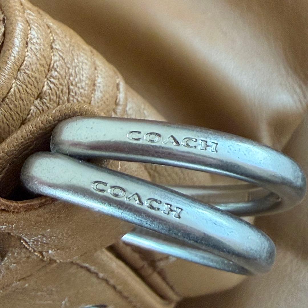 美品✨ COACH コーチ ラムレザー ガウチョパンツ ワイドパンツ