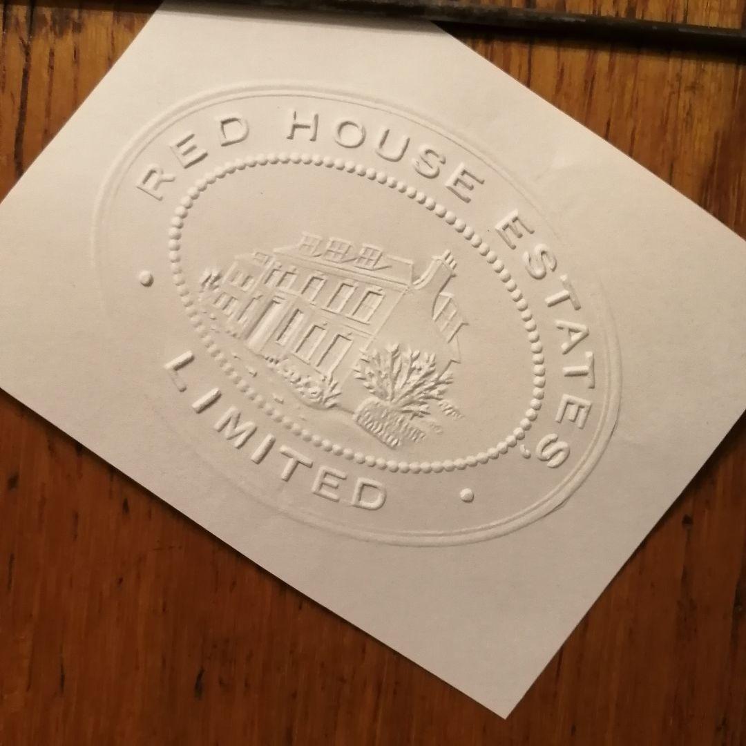 「再値下げ致しました」英国製アンティーク エンボッサー☆スタンプ☆カード☆はんこ