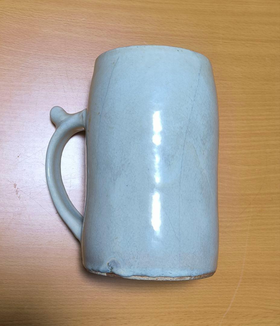 萩焼ビールジョッキ