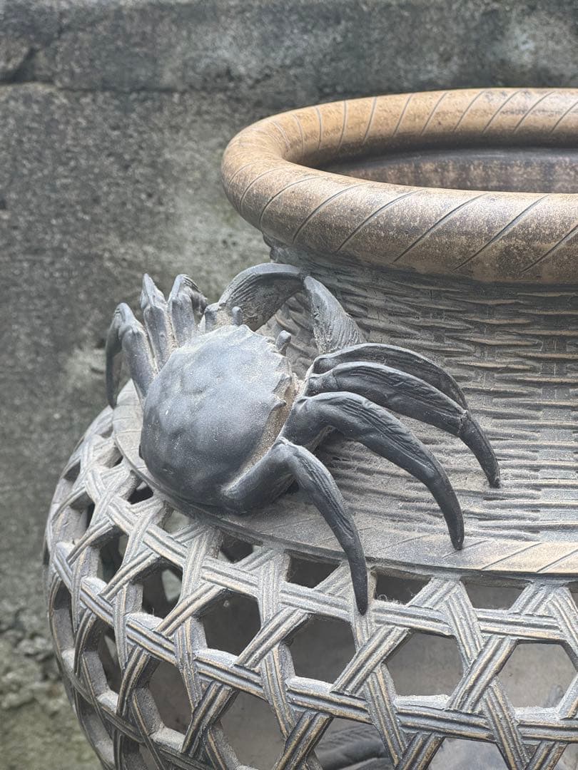 ‼️最後の値段‼️激安します‼️4/16①‼️唐物買取‼️名前有り‼️白泥製の透かしの花瓶‼️