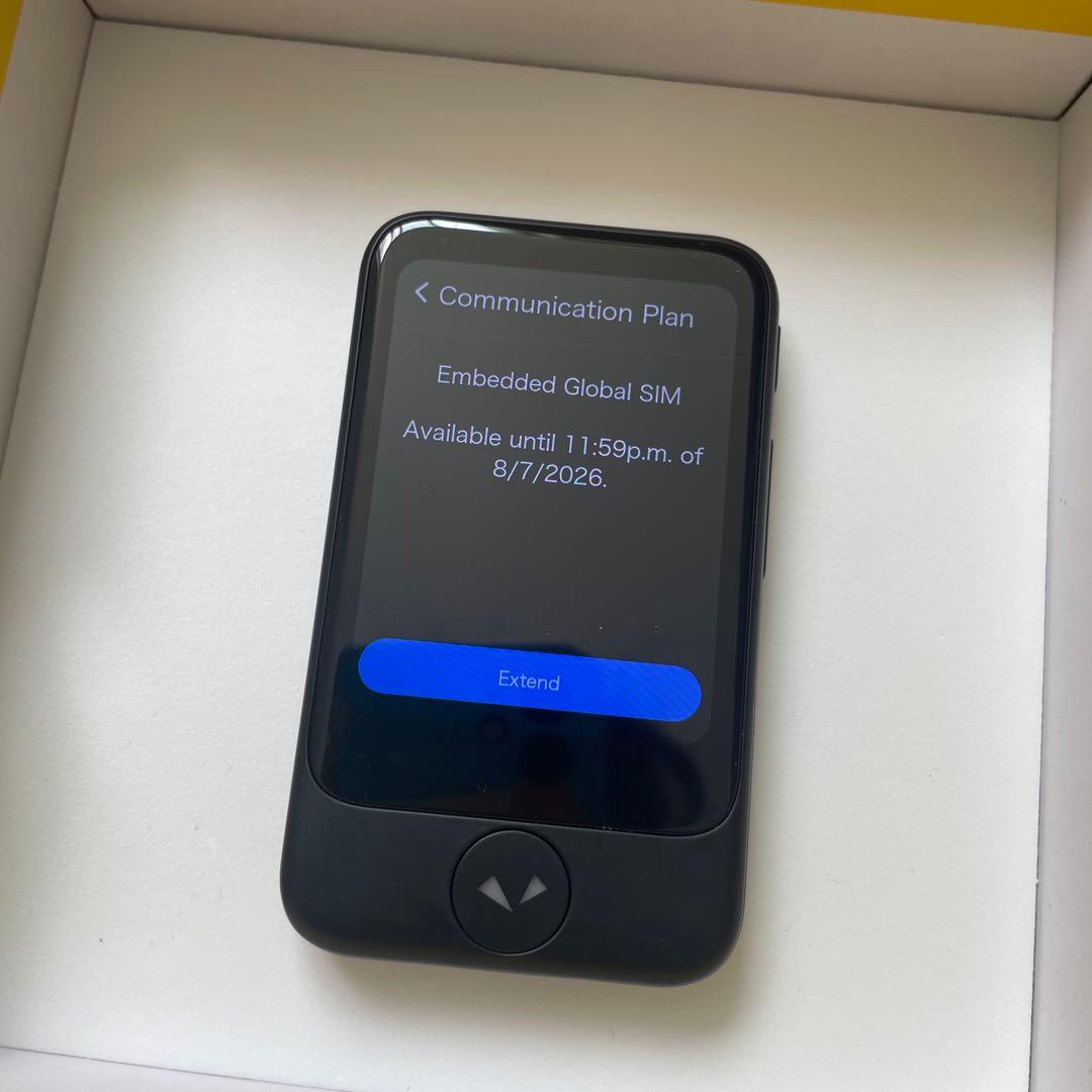 POCKETALK S翻訳機 埋め込み型SIM付き