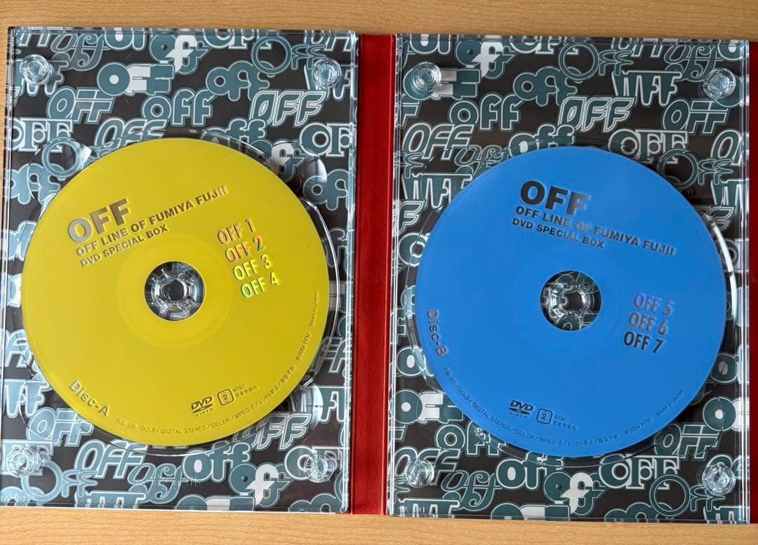 藤井フミヤ OFF LINE OF FUMIYA FUJII DVD BOX