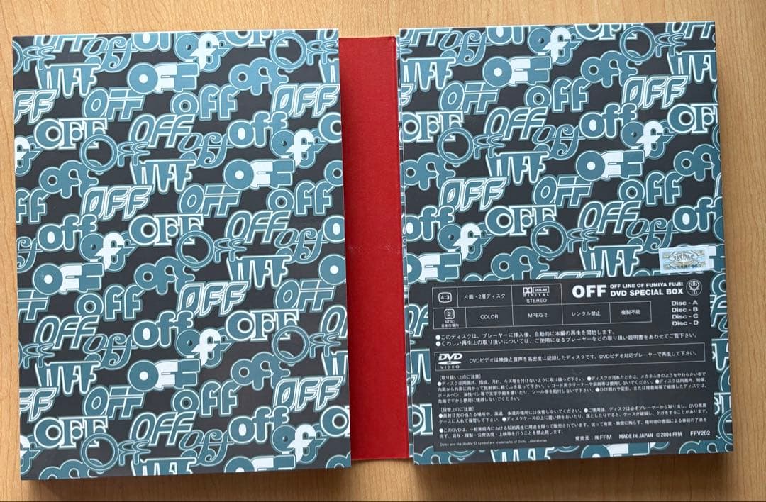 藤井フミヤ OFF LINE OF FUMIYA FUJII DVD BOX