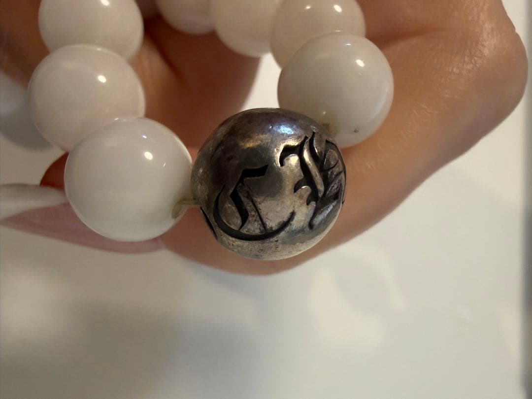 クロムハーツChrome Hearts！9mm ホワイトオニキス