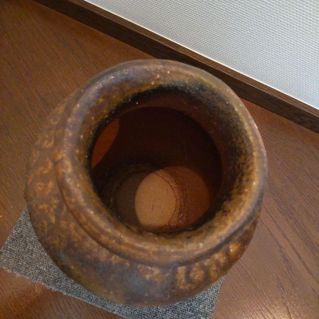 黒備前　小壺　備前焼　32