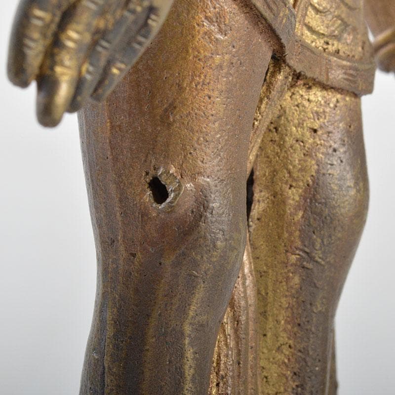 仏教美術　古銅鍍金　チベット仏　仏像　置物　V　R4580