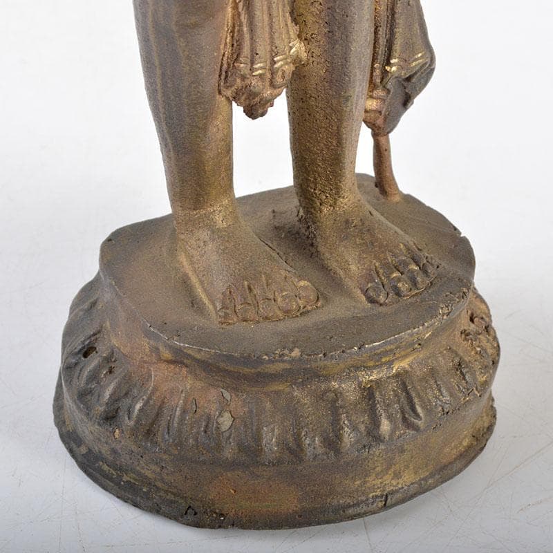 仏教美術　古銅鍍金　チベット仏　仏像　置物　V　R4580