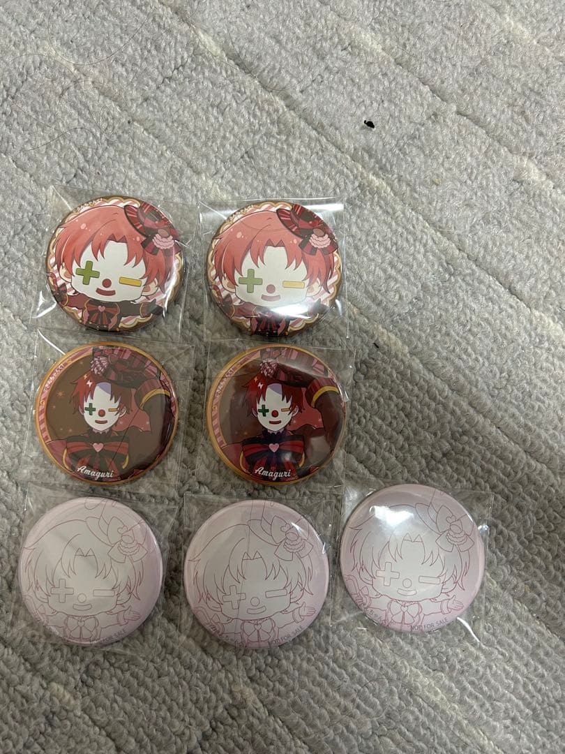 さんちゃんく 雨栗 米将軍 缶バッジ まとめ売り バラ売り⭕️ 即購入⭕️