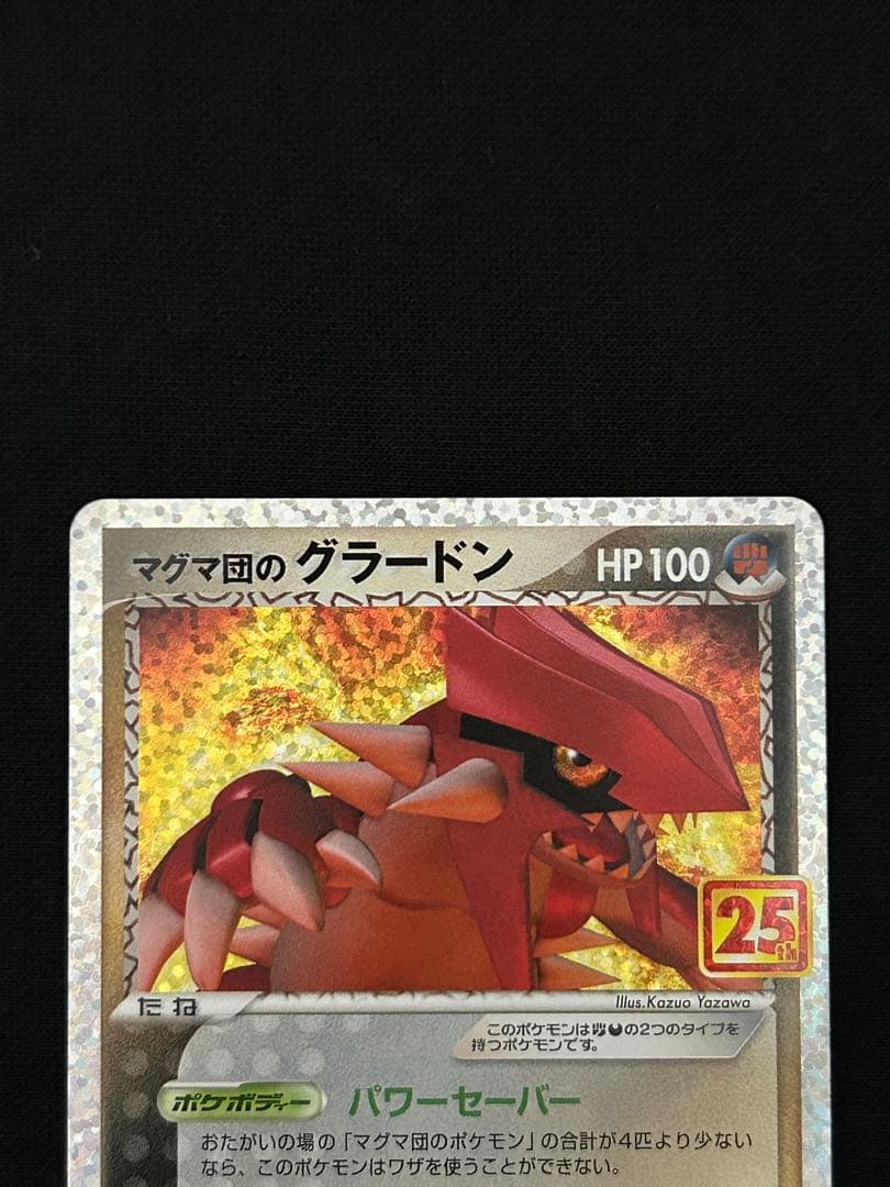 マグマ団のグラードン プロモカードパック 25th ANNIVERSARY