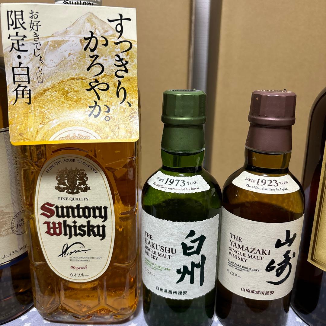 レアジャパニーズウィスキー山崎12年・響BC・白州・白角・余市・富士山麓など