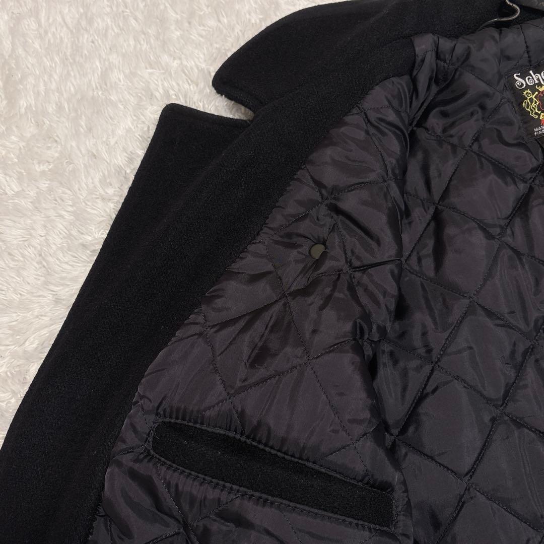 Schott ショット USA製 ウール ライダースコート シングル ブラック