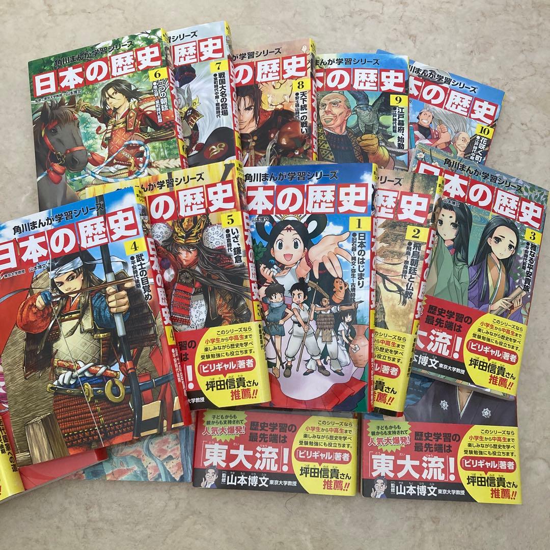 角川まんが学習シリーズ、日本の歴史15巻
