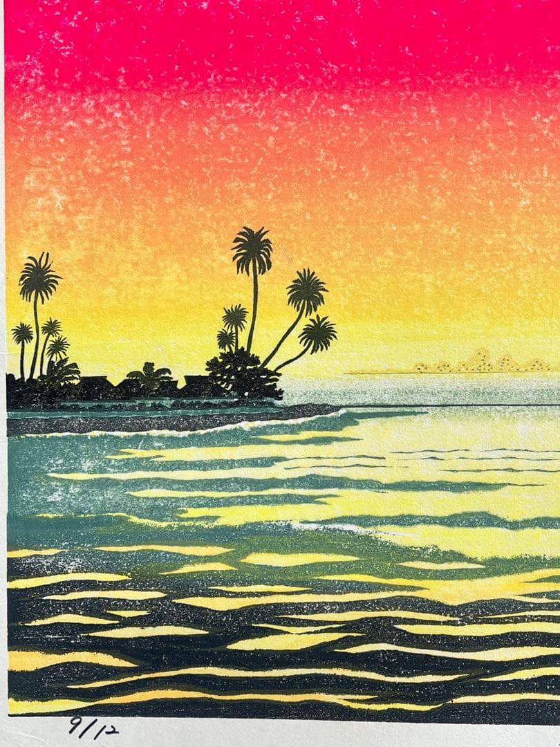 木版画 『Silently Opera』