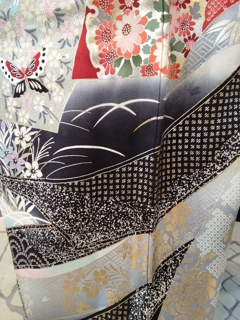 振袖フルセット、正絹振袖、半襟重衿、帯揚帯締め、帯襦袢、ガード加工落款≦