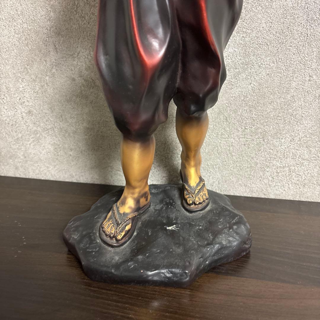 【レトロ】約48センチ　二宮金次郎像　置物　アンティーク　二ノ宮金次郎