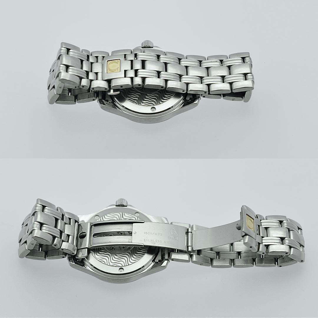 OMEGA オメガ 磨き済 2511.81 シーマスター 120m 紺 メンズ