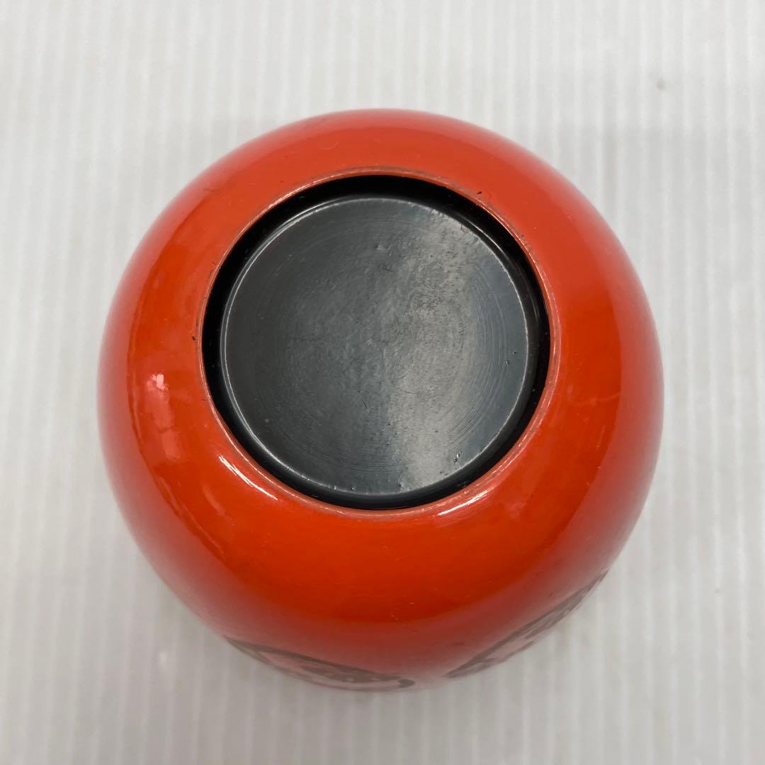 【茶道具】朱色　棗　茶道　日本文化　アンティーク　伝統工芸品　松　漆塗