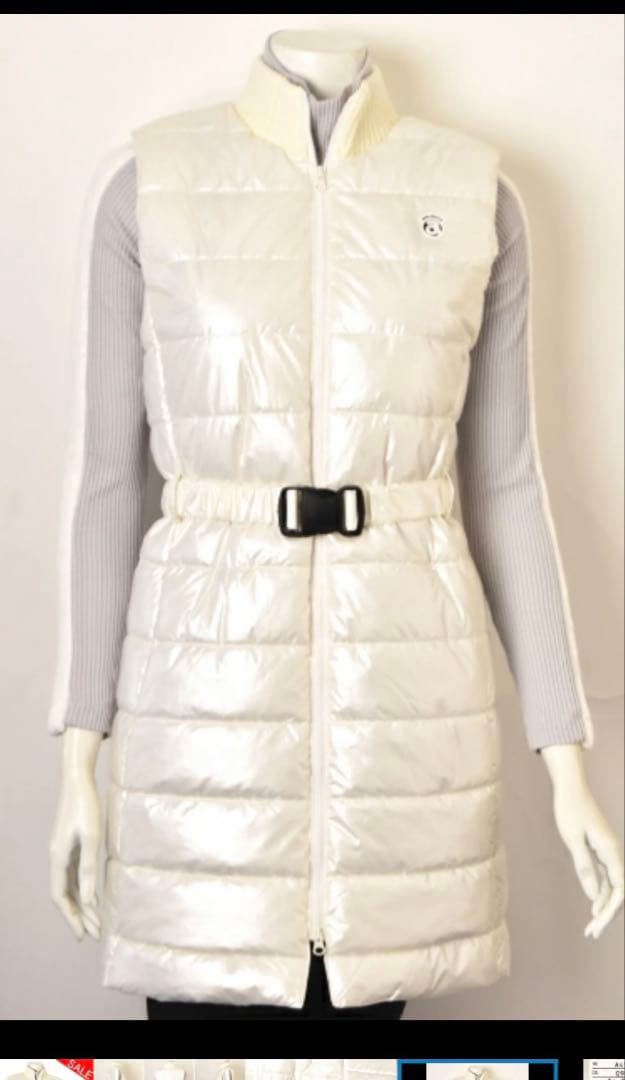 新品！未着用archivio ベルト付きホワイトワンピース