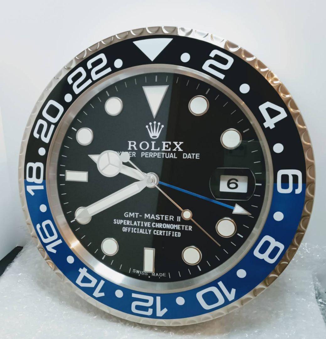 ROLEX GMTマスターII　バットマン　拡大鏡　 掛時計　非売品