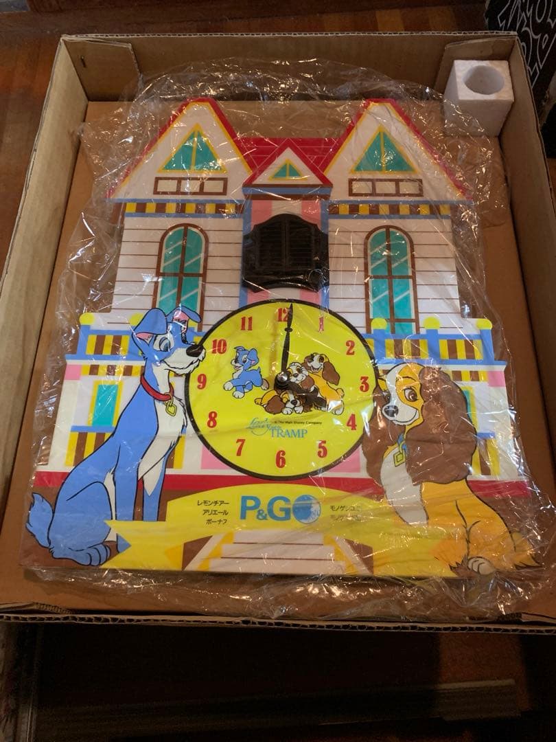ディズニー　ヴィンテージわんわん物語　鳩時計　P&G 懸賞品　昭和レトロ　非売品