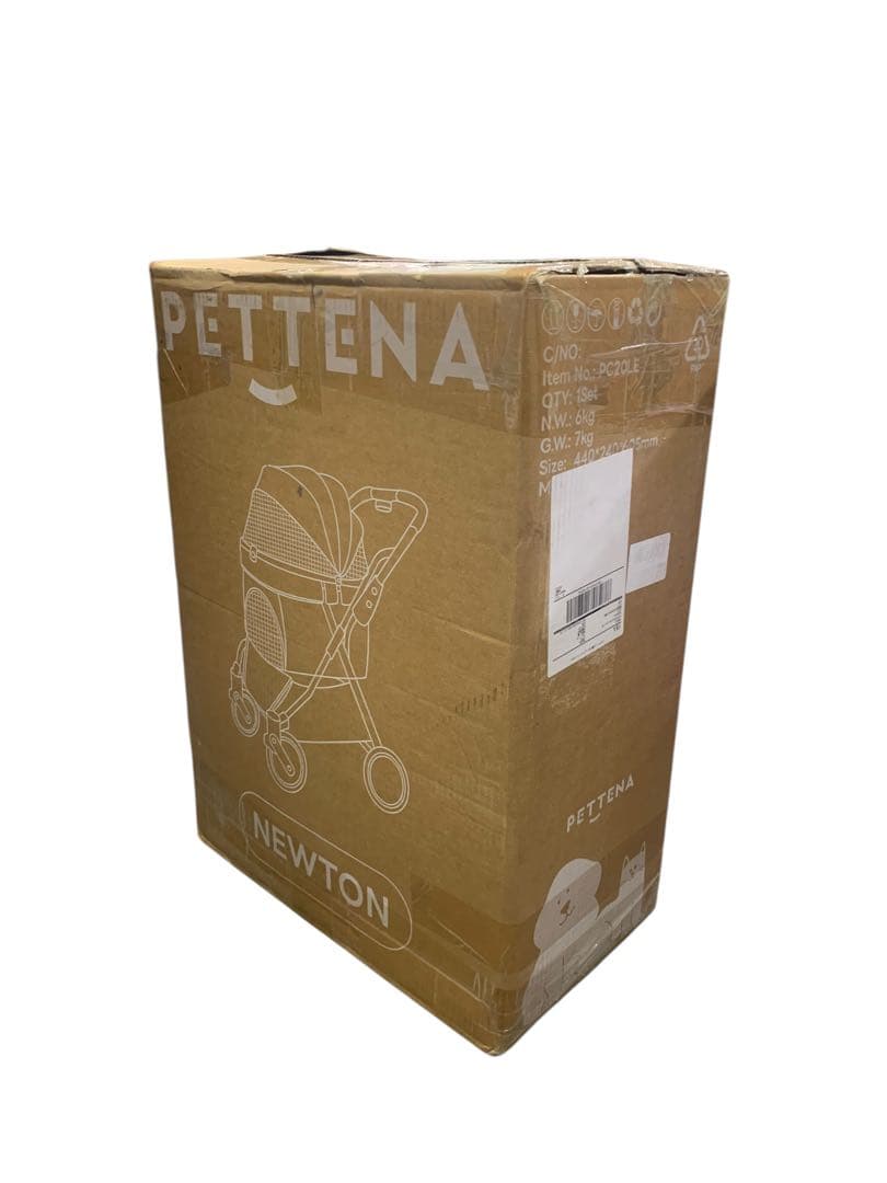 【開封済・未使用】PETTENA PC20LE ペットカート ワンタッチ 黒
