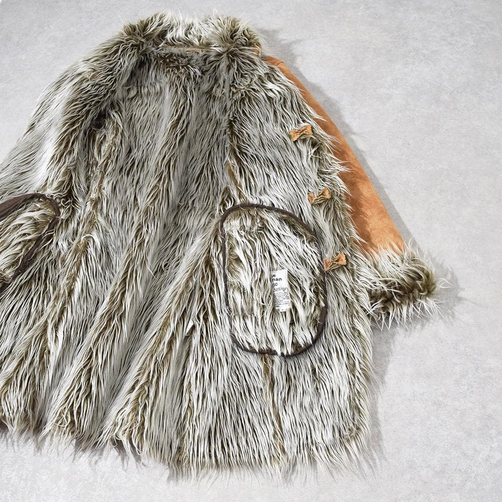 平成 y2k semantic design ファー ムートン コート L