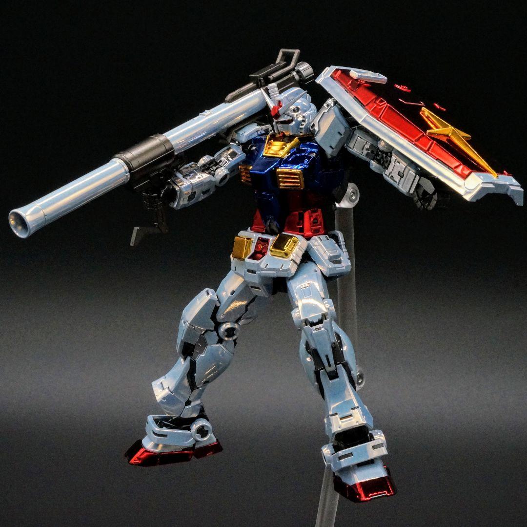 完成品【メッキ仕様】RG RX-78-2 ガンダム 2.0 GUNDAM 全塗装