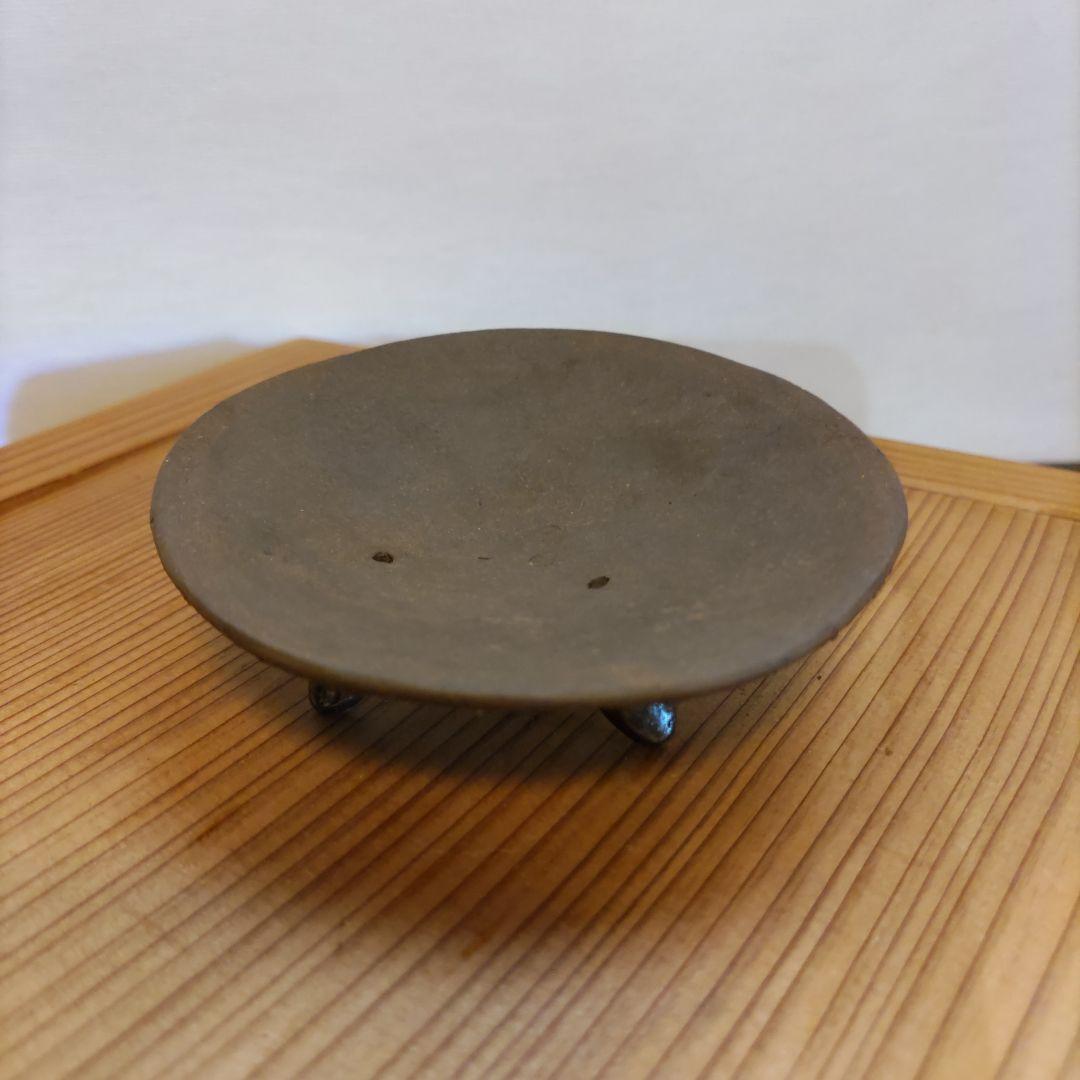 盆栽鉢 、植木鉢、名工丸山堂（松本重信）南蛮風真焼 狸面形絞出、急須の蓋、平鉢