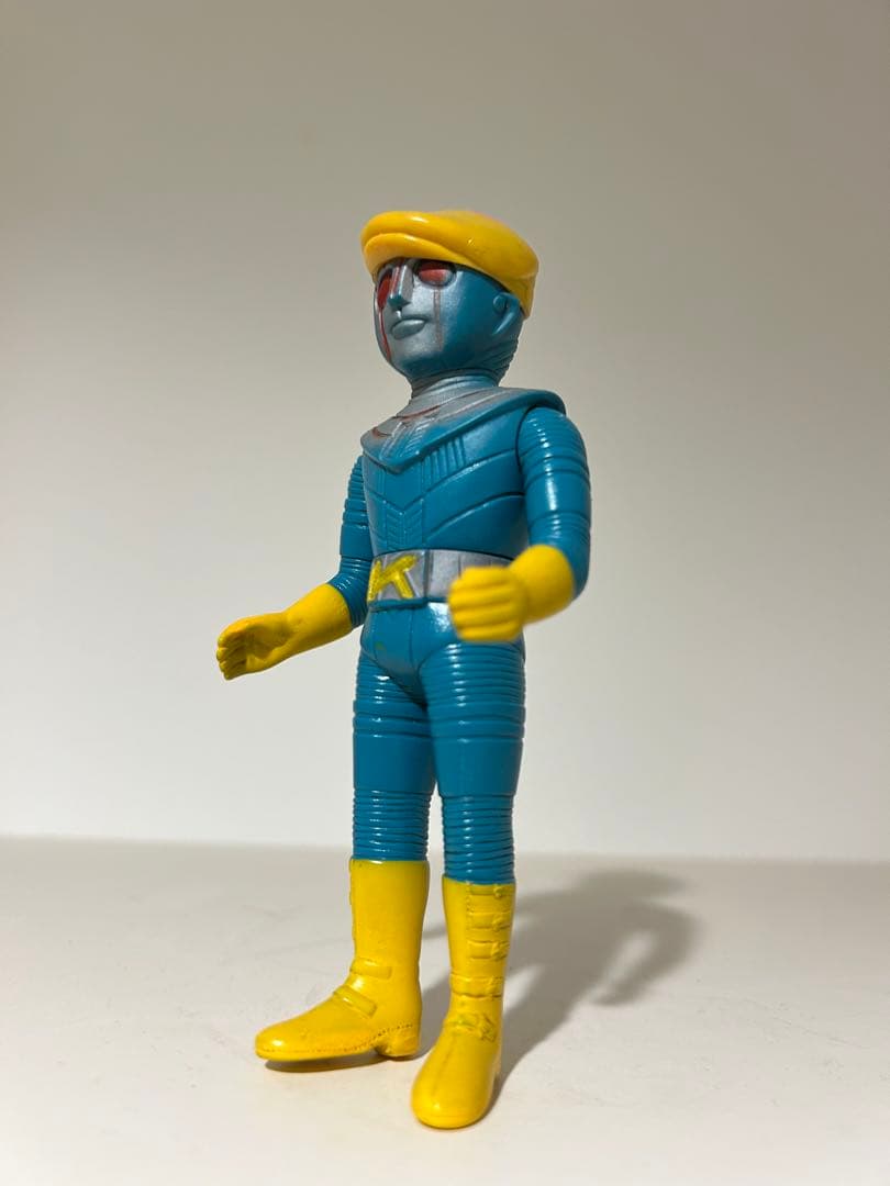 【激レア】　ロボット刑事　帽子あり　当時物　ソフビ　昭和　特撮