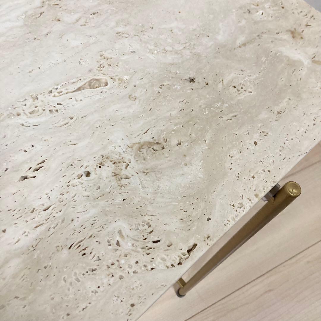 サイドテーブル　大理石　ART OF BLACK サロン