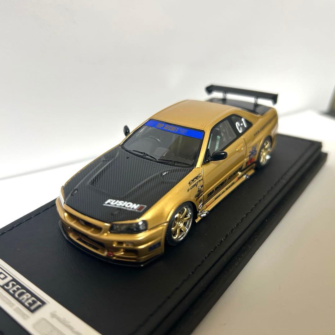イグニッションモデル 1/43 TOP SECRET GT-R (BNR34)