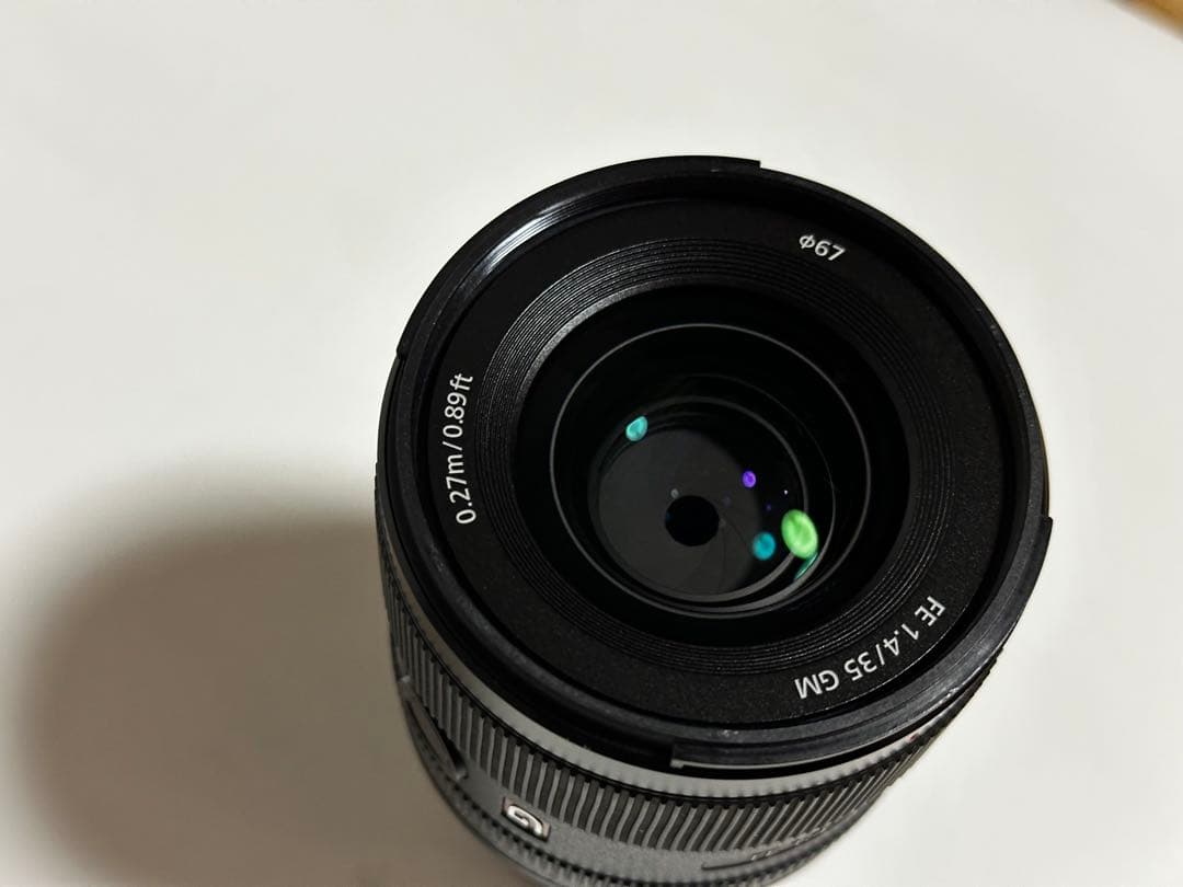ソニーFE 35mm F1.4 GMレンズ　(ZEISS UVフィルター付き)