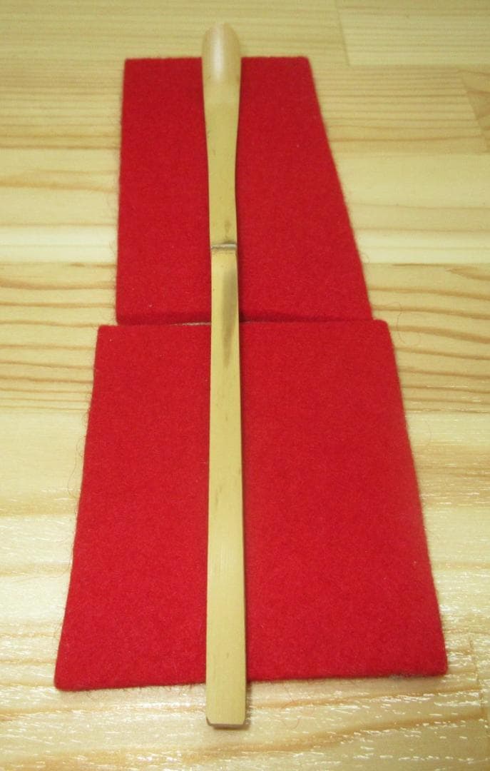 送料込【逢絢亭・新品】茶道具 茶杓 浸竹 「鳴子」福本積応書付 宗篤作 共箱入り