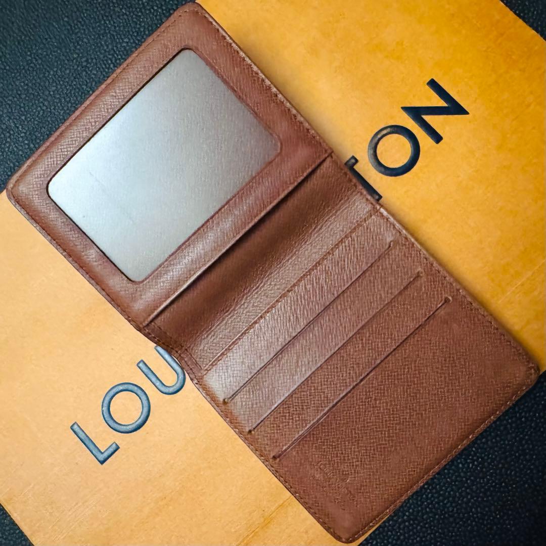 LOUIS VUITTON モノグラム ポルトビエ カルトブルー 折り財布 美品