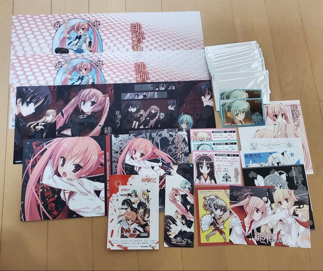 緋弾のアリア グッズ多数 クリアファイル デスクマット 他