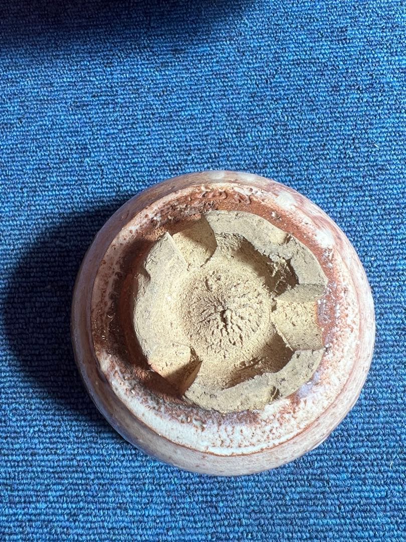 872 東窯 玉村松月 萩平茶碗 在銘/茶道具/古美術/時代品