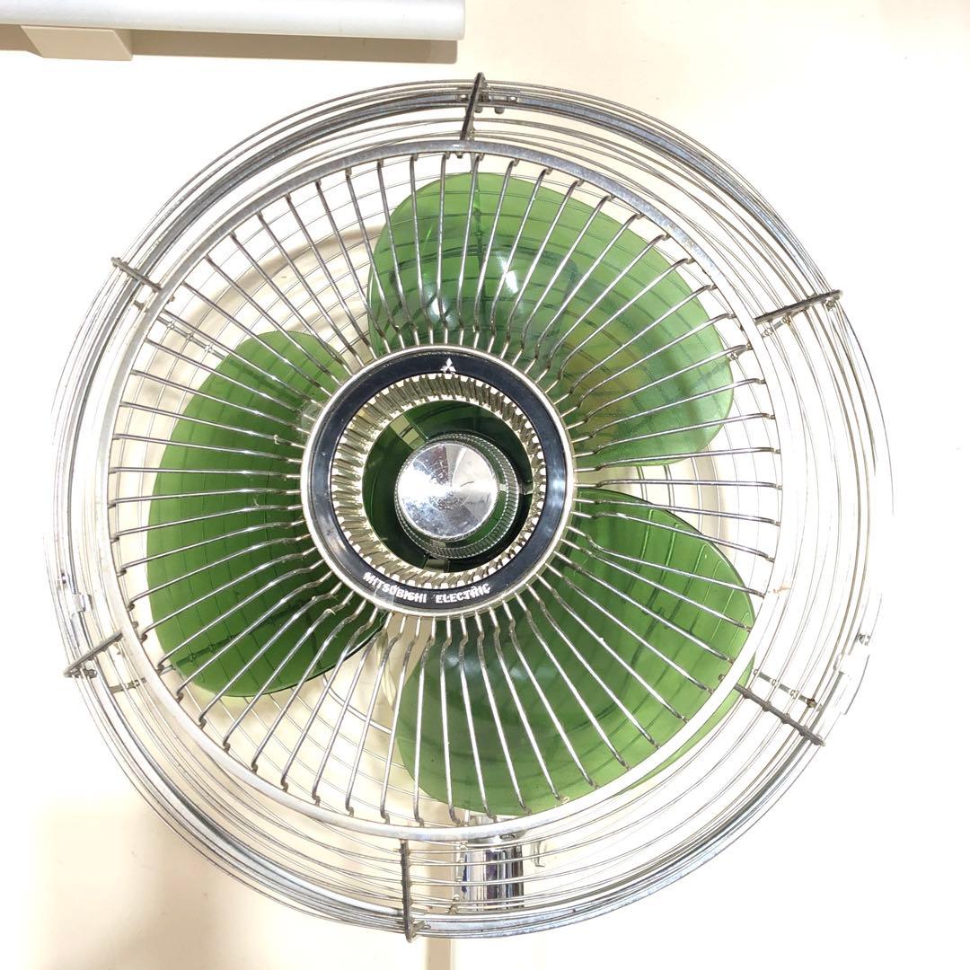 三菱　扇風機　昭和レトロ　お洒落　R30-W7