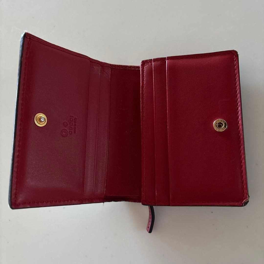 GUCCI ブルームス花柄 二つ折り財布