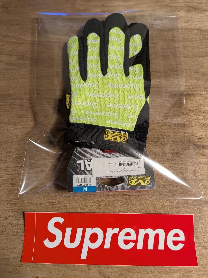 新品 17ss Supreme Mechanix Work Gloves M