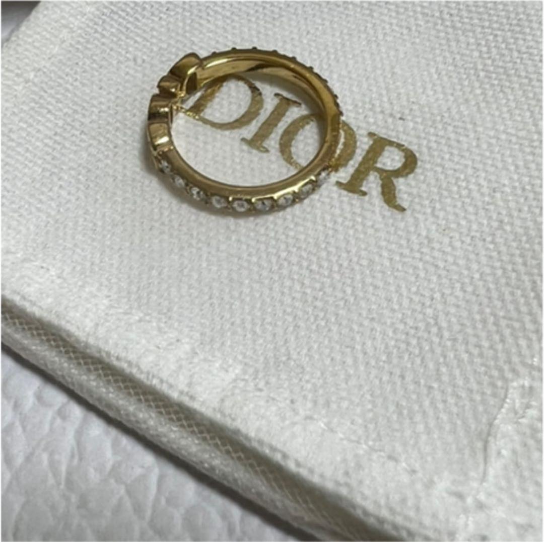 Christian Diorクリスチャンディオール指輪リング　ゴールドストーン
