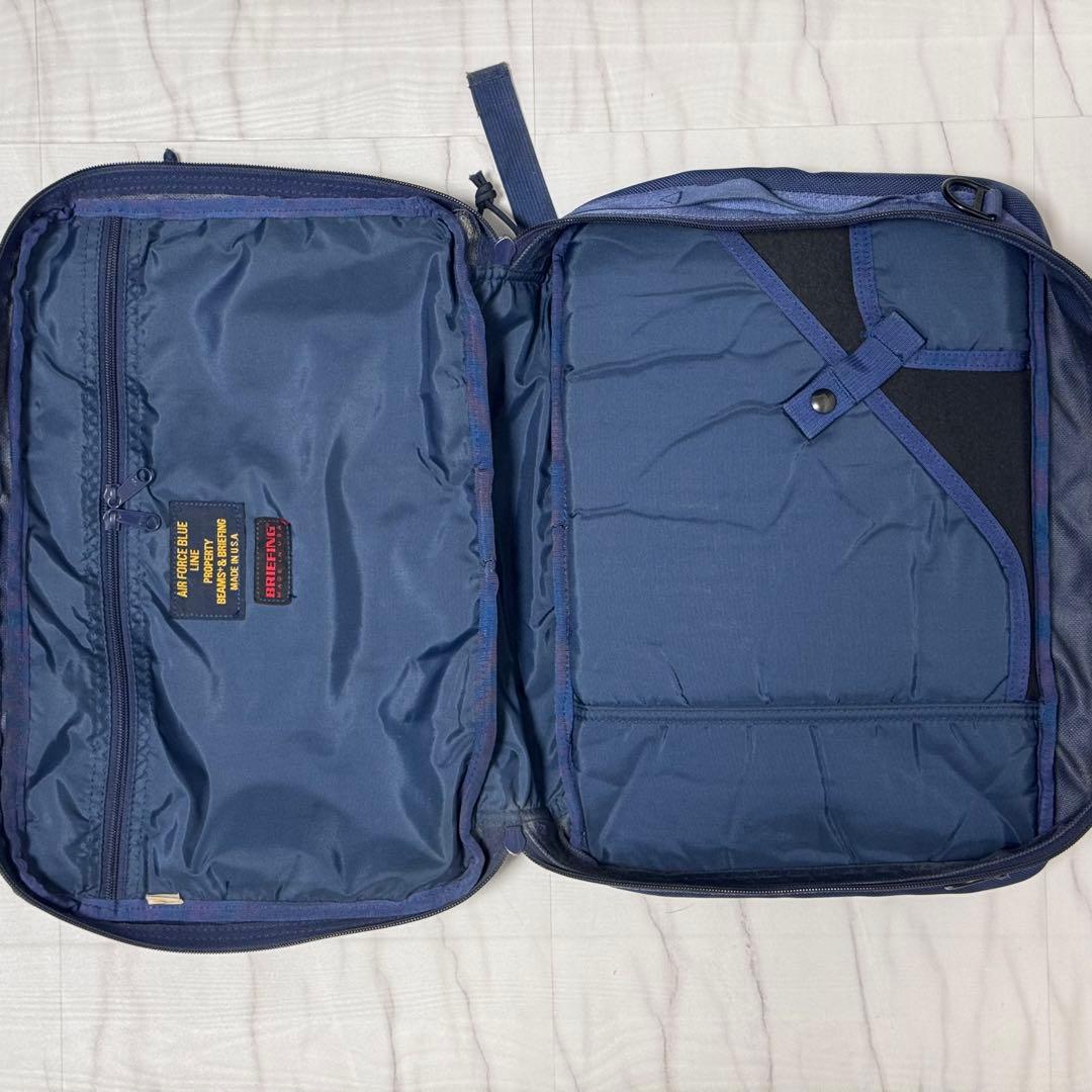 ブリーフィングxビームス別注ネオトリニティライナー エアフォース 3wayバッグ